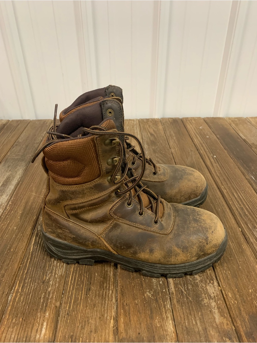 Men's Brown Herman Survivors Padded Ankle Work Boots
